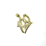 10K Gold Emoji Pendant MPG-356 - WORLDSTARBLING