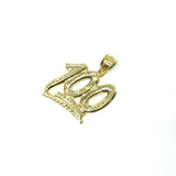 10K Gold Emoji Pendant MPG-356 - WORLDSTARBLING