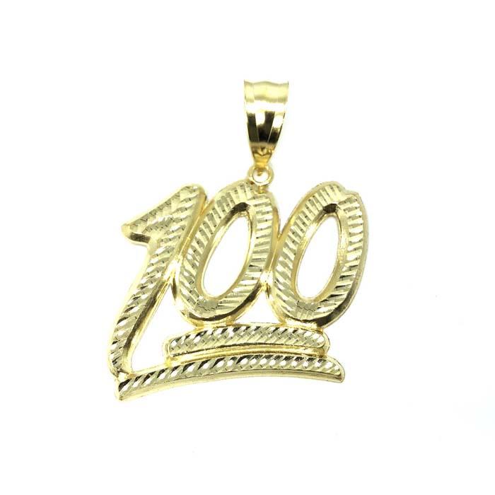 10K Gold Emoji Pendant MPG-357 - WORLDSTARBLING