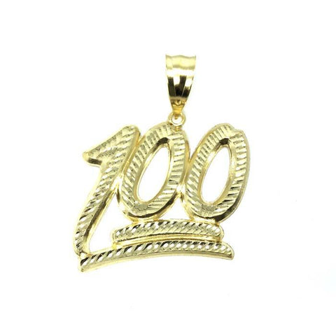 10K Gold Emoji Pendant MPG-357 - WORLDSTARBLING