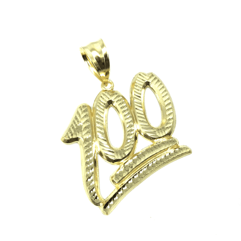 10K Gold Emoji Pendant MPG-357 - WORLDSTARBLING