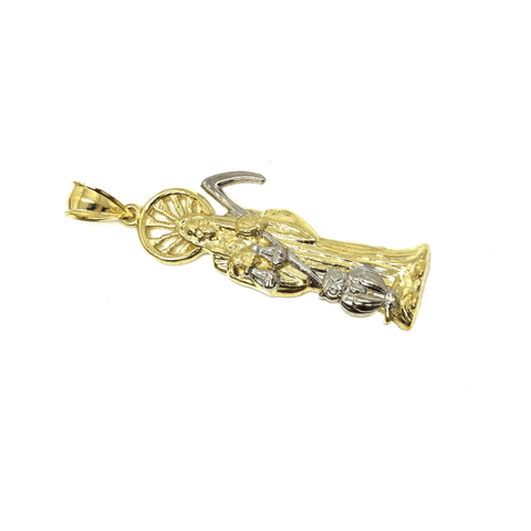 10K Yellow Gold Grim Reaper Pendant XL MPG-360 - WORLDSTARBLING