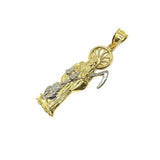 10K Yellow Gold Grim Reaper Pendant XL MPG-360 - WORLDSTARBLING