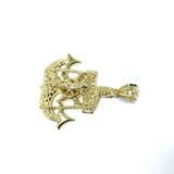 10 Karat Gold Anchor Men Pendant MPG-361 - WORLDSTARBLING