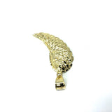 10K Yellow Gold Diamond Cut Angel Pendant L MPG-363 - WORLDSTARBLING