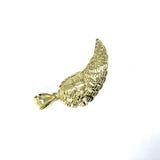10K Yellow Gold Diamond Cut Angel Pendant L MPG-363 - WORLDSTARBLING