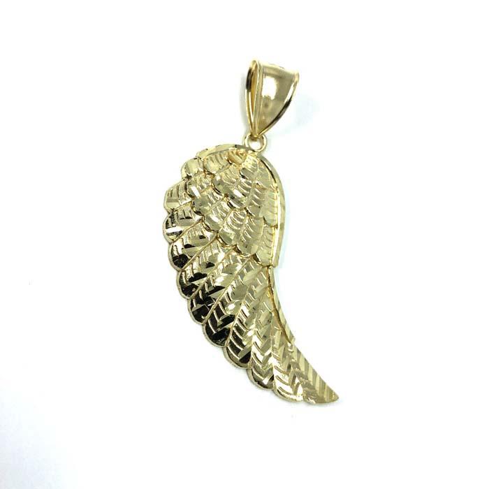 10K Gold Diamond Angel Diamond Cup XL MPG-364 Pendant - WORLDSTARBLING