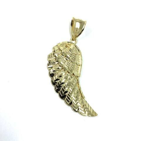 10K Gold Diamond Angel Diamond Cup XL MPG-364 Pendant - WORLDSTARBLING
