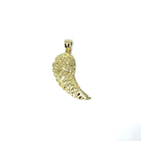 10K Yellow Gold Angel Wing Pendant MPG-365 - WORLDSTARBLING