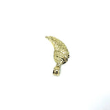 10K Yellow Gold Small Angel Wing With Diamond Cut MPG-366 - WORLDSTARBLING