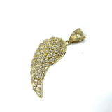 Angel Wing Pendant in 10K Gold with Zircons M MPG-367 - WORLDSTARBLING