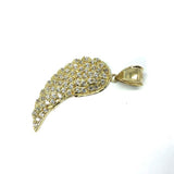 Angel Wing Pendant in 10K Gold with Zircons M MPG-367 - WORLDSTARBLING