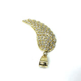 Angel Wing Pendant in 10K Gold with Zircons M MPG-367 - WORLDSTARBLING