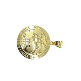 10K Scarface M Gold Globe Pendant MPG-369 - WORLDSTARBLING