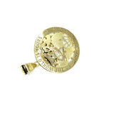 10K Scarface M Gold Globe Pendant MPG-369 - WORLDSTARBLING