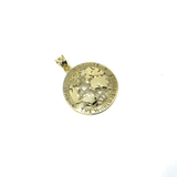 10K Yellow Gold The Wolrd Is Yours Globe Pendant XS MPG-371 - WORLDSTARBLING
