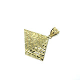 10K Yellow Gold Pyramid Men's Pendant M MPG-373 - WORLDSTARBLING