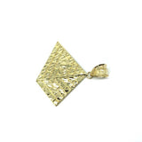 10K Yellow Gold Pyramid Men's Pendant M MPG-373 - WORLDSTARBLING