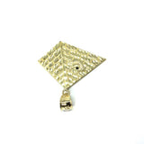 10K Yellow Gold Pyramid Men's Pendant M MPG-373 - WORLDSTARBLING