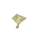 10K Yellow Gold Pyramid Pendant S MPG-374 - WORLDSTARBLING