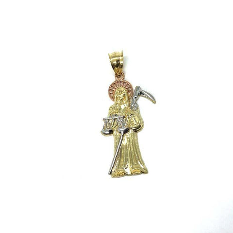 10K Yellow Gold 3 Tons Red Pink Reaper MPG-376 - WORLDSTARBLING
