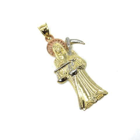 10K Yellow Gold 3 Tons Red Pink Reaper MPG-377 - WORLDSTARBLING