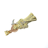 10K Yellow Gold 3 Tons Red Pink Reaper MPG-377 - WORLDSTARBLING