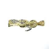 10 Karats Gold 2-Tone Mower Pendant M MPG-379 - WORLDSTARBLING
