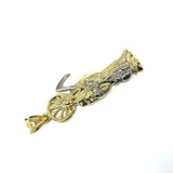 10 Karats Gold 2-Tone Mower Pendant M MPG-379 - WORLDSTARBLING