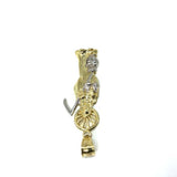 10K Yellow Gold and 10K White Gold Grim Reaper Pendant L MPG-380 - WORLDSTARBLING
