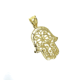 10K Yellow Gold Prayer Hands Men's Pendant  MPG-381 - WORLDSTARBLING