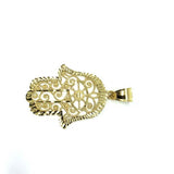 10K Yellow Gold Prayer Hands Men's Pendant  MPG-381 - WORLDSTARBLING