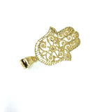 10K Yellow Gold Prayer Hands Men's Pendant  MPG-381 - WORLDSTARBLING