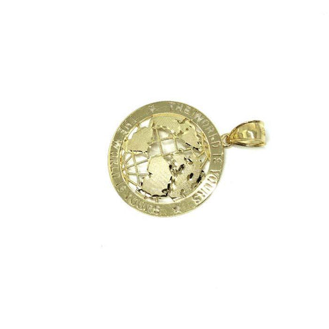 10K Yellow Gold Scarface Pendant L MPG-383 - WORLDSTARBLING
