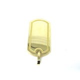 10K Yellow Gold Dog Tag Pendant MPG-397 - WORLDSTARBLING