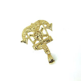 10 Karat Gold Anchor Men Pendant MPG-388 - WORLDSTARBLING