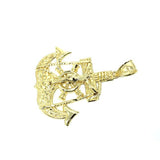 10 Karat Gold Anchor Men Pendant MPG-389 - WORLDSTARBLING
