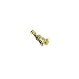 10K Yellow Gold Hand Prayer Pendant  XS MPG-391 - WORLDSTARBLING