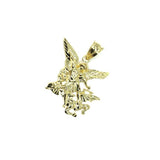 10K Yellow Gold Angel Pendant Male S MPG-397 - WORLDSTARBLING