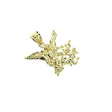 10K Yellow Gold Angel Pendant Male S MPG-397 - WORLDSTARBLING