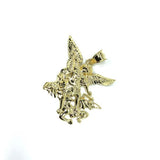 10K Yellow Gold Angel Pendant L MPG-399 - WORLDSTARBLING