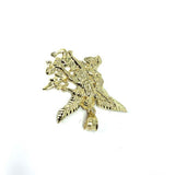 10K Yellow Gold Angel Pendant L MPG-399 - WORLDSTARBLING