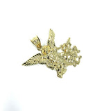 10K Yellow Gold Angel Pendant L MPG-399 - WORLDSTARBLING