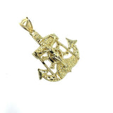 10K Yellow Gold Angel Pendant L MPG-400 - WORLDSTARBLING