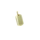 10K Dog Tag Yellow Gold Pendant S MPG-403 - WORLDSTARBLING