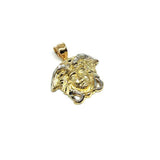 10K Yellow Gold Medusa Men's Pendant S MPG-405 - WORLDSTARBLING
