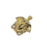10K Yellow Gold Medusa Pendant L MPG-407 - WORLDSTARBLING