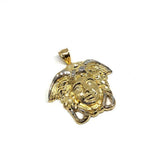 10K Yellow Gold Medusa Pendant L MPG-407 - WORLDSTARBLING