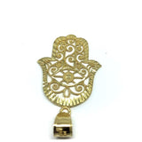 10K Yellow Gold Fatima Hands Pendant XL MPG-409 - WORLDSTARBLING