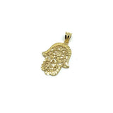 10K Gold Pendant Hands Of Fatima S MPG-410 - WORLDSTARBLING